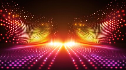 A mesmerizing 3D glow background featuring vibrant, luminous colors and dynamic light effects. The design creates a captivating and immersive visual experience with its glowing elements and depth,