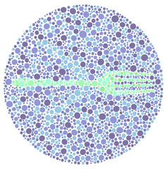 fork for color blindness test for kids pink. color blindness test for kids with fork picture