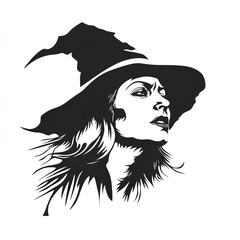 Witch Stencil