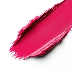 Vibrant pink paint stroke on a clean background, perfect for creative projects and artistic designs.