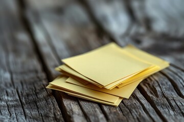 Handyman service flier on wooden surface highlighting home repair tasks and local expertise for community residents and businesses