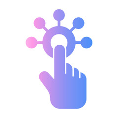 interaction Gradient icon