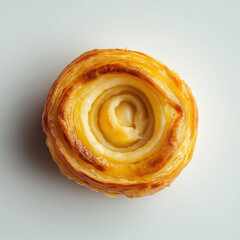 Pastries isolated on white background