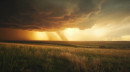 Atmospheric changes prior to a hailstorm