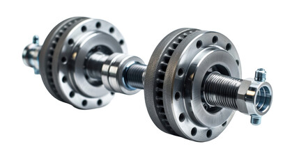 Metal Gear Mechanism With Screw and Flange