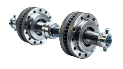Metal Gear Mechanism With Screw and Flange