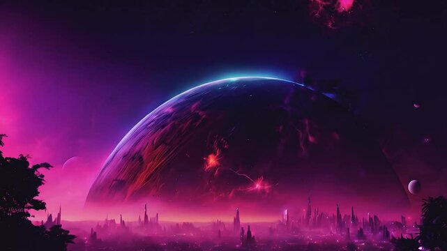 Discover a vibrant universe where alien planets orbit in parallel worlds, offering a cosmic adventure into the unknown realms of space and the infinite possibilities of science fiction.