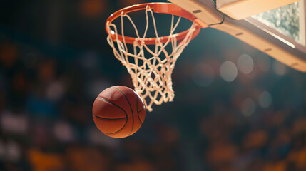 Fototapeta premium Player Shooting a Last-Second Game-Winner