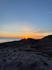 Mexican sunset mountains
