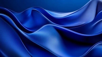 Obraz premium Abstract Blue Waves Background.