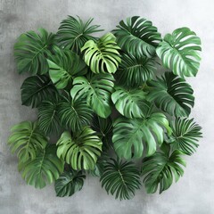  Green Leaves and Garden Plants in a Seamless Nature Pattern