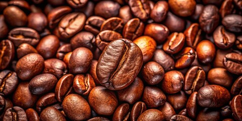 Fototapeta premium Crafted with precision, these delicate espresso beans form a stunning mosaic, their warm brown hues and lustrous finish