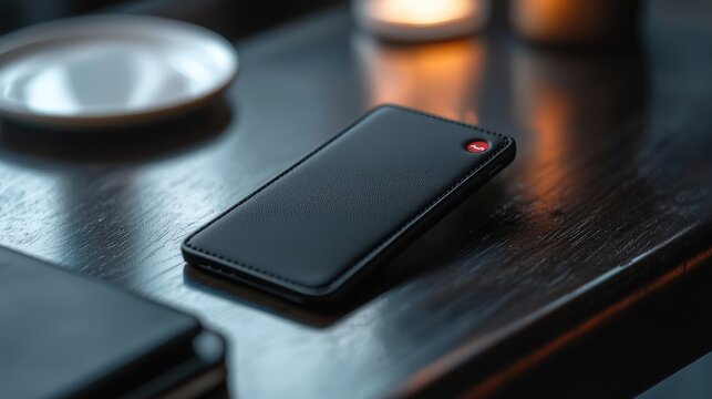 Digital wallet with a minimalist design, emphasizing simplicity and user-friendly interface, Minimalist wallet design, Simple digital finance