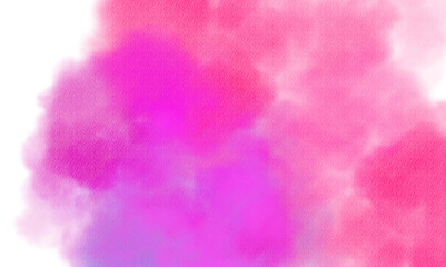 Transparent watercolor color smoke explosion texture overlay effect. Watercolor texture of clouds, paint brush strokes, paint stain strokes. Png file