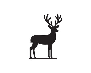deer silhouette vector