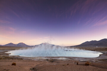 Hot springs in Chile