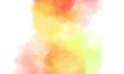 Transparent watercolor color smoke explosion texture overlay effect. Watercolor texture of clouds, paint brush strokes, paint stain strokes. Png file