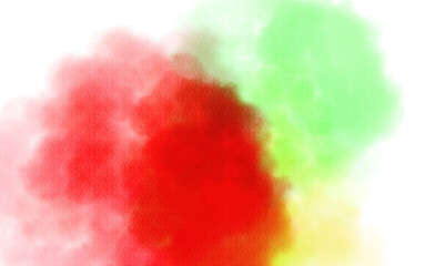 Transparent watercolor color smoke explosion texture overlay effect. Watercolor texture of clouds, paint brush strokes, paint stain strokes. Png file