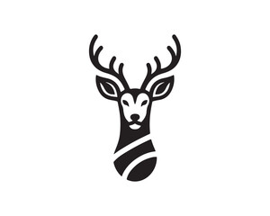 Deer logo design vector template