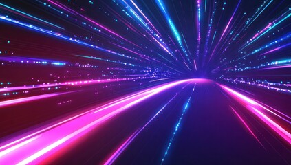 Naklejka premium Abstract Speed Light