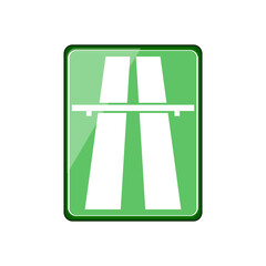 intersection road sign cartoon. detour construction, merge exit, entrance curve intersection road sign sign. isolated symbol vector illustration