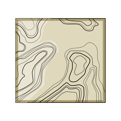 canyon sea topogrphic cartoon. mount plateau, rise escarpment, rift hydrography canyon sea topogrphic sign. isolated symbol vector illustration