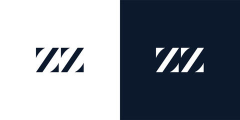 Abstract letter ZY logo.