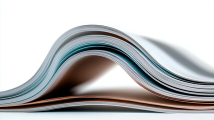 Obraz premium The image is a collage of different colored pages, with a blue