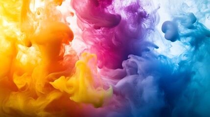 Fototapeta premium Abstract Swirling Colors in Water