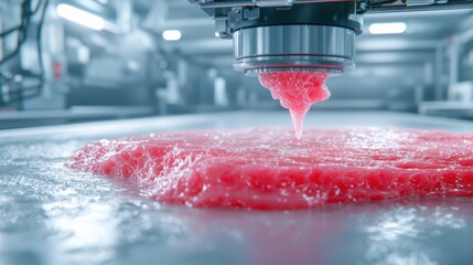 3d printing of red polymer material
