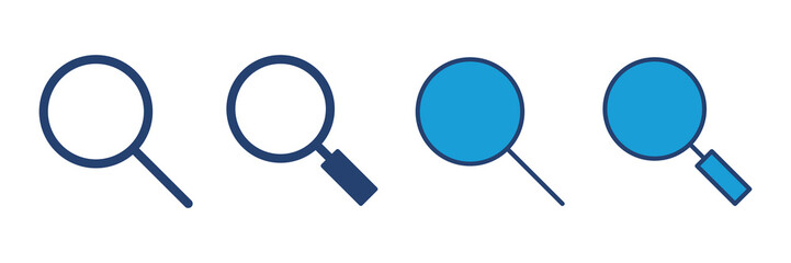 Search icon vector. search magnifying glass icon
