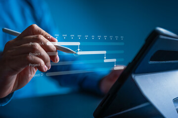 Milestone, Progress planning, Schedule proceeding for summary reports. Manager or Project engineer...