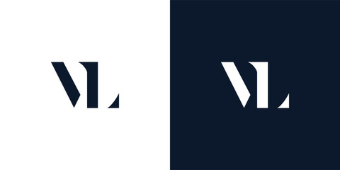 Abstract letter VL logo.