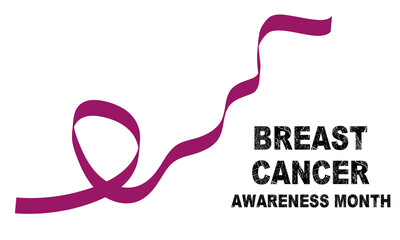 Breast cancer awareness pink ribbon  Illustration ribbon, aids health day campaign .