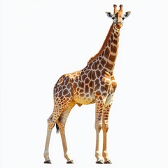 Obraz premium Giraffe clipart, on white background