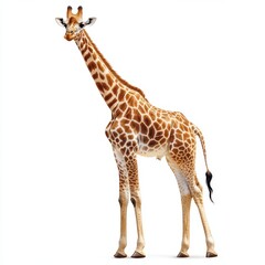 Naklejka premium Giraffe clipart, on white background