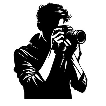 recommend clip art: photographer with camera