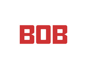 BOB Logo design vector template. BOB