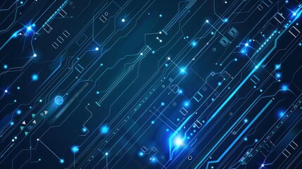 Abstract Technology Background