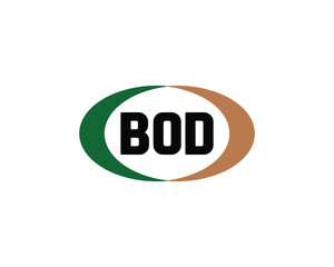 BOD logo design vector template. BOD