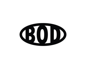 BOD logo design vector template. BOD