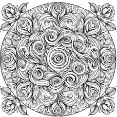 Mandala Coloring page 