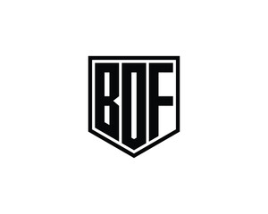 BOF logo design vector template. BOF
