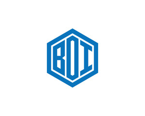 BOI logo design vector template. BOI