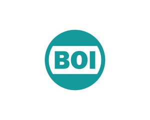 BOI logo design vector template. BOI