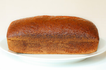 Homemade sweet pumpkin bread loaf