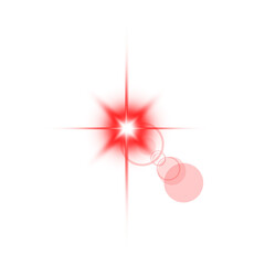 Realistic lens flare, Sun light rays effect. Glowing light effect