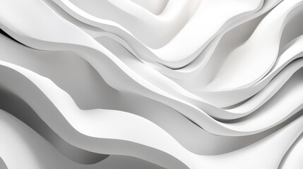 Obraz premium The image is a white background with a white line that is curved