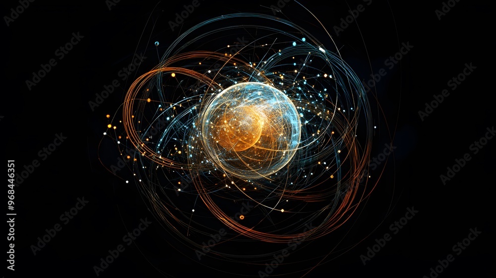 Wall mural 29. a simplified model of the standard model of particle physics