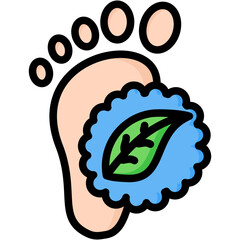 Carbon Foot Print Icon
